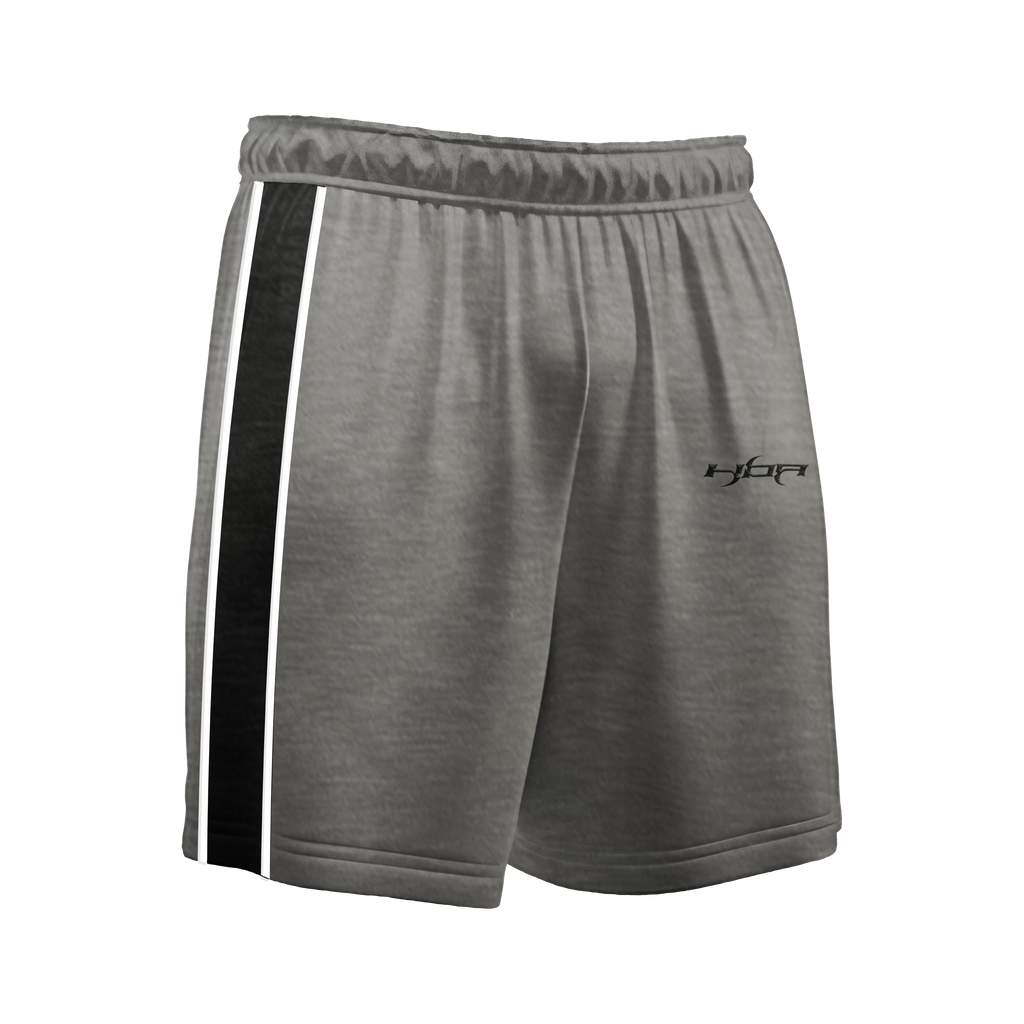 Grey Paneled Short