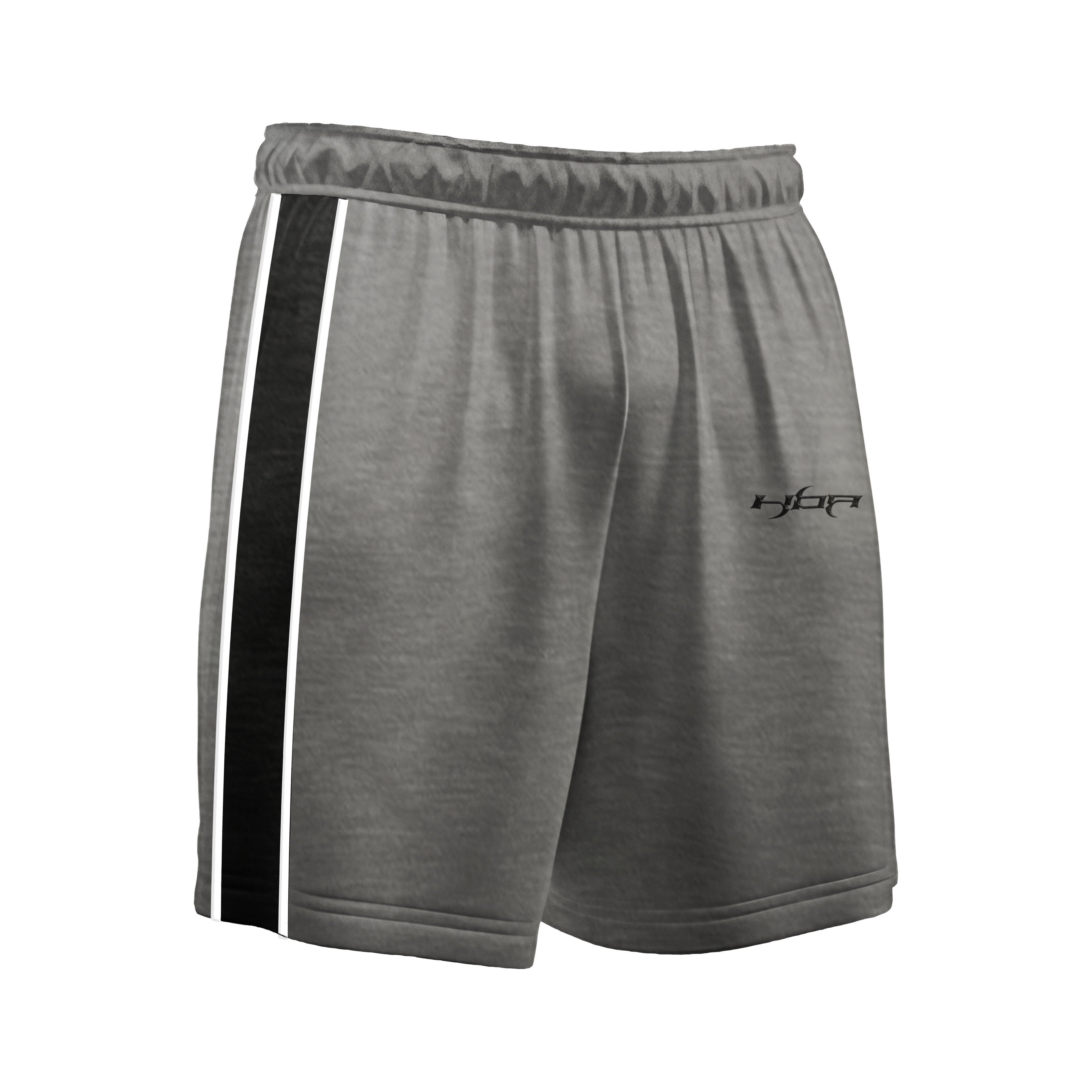 Grey Paneled Short