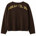 Brown HBA-CLUB UNFINISHED CREWNECK
