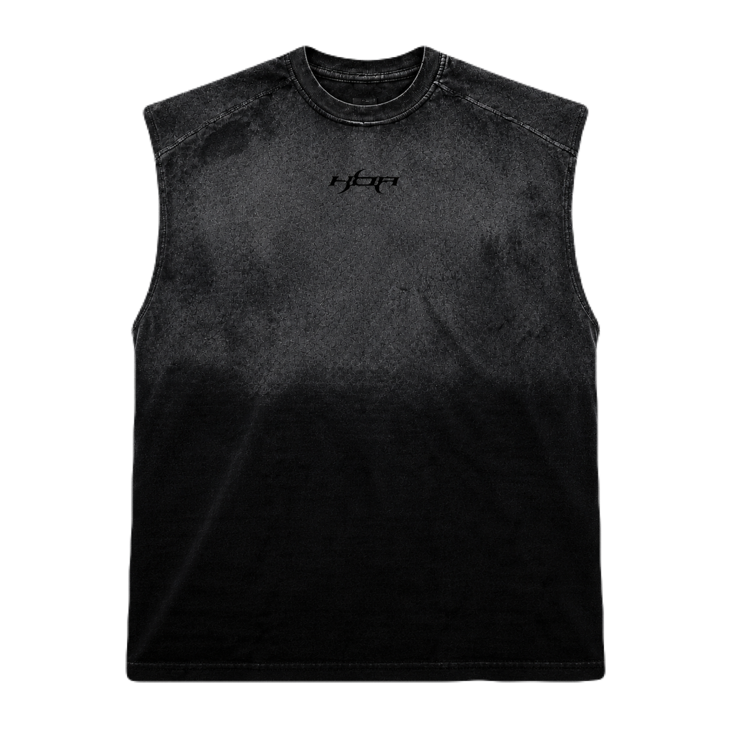 Black faded Cutoff