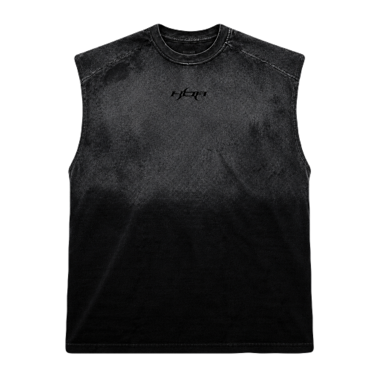 Black faded Cutoff