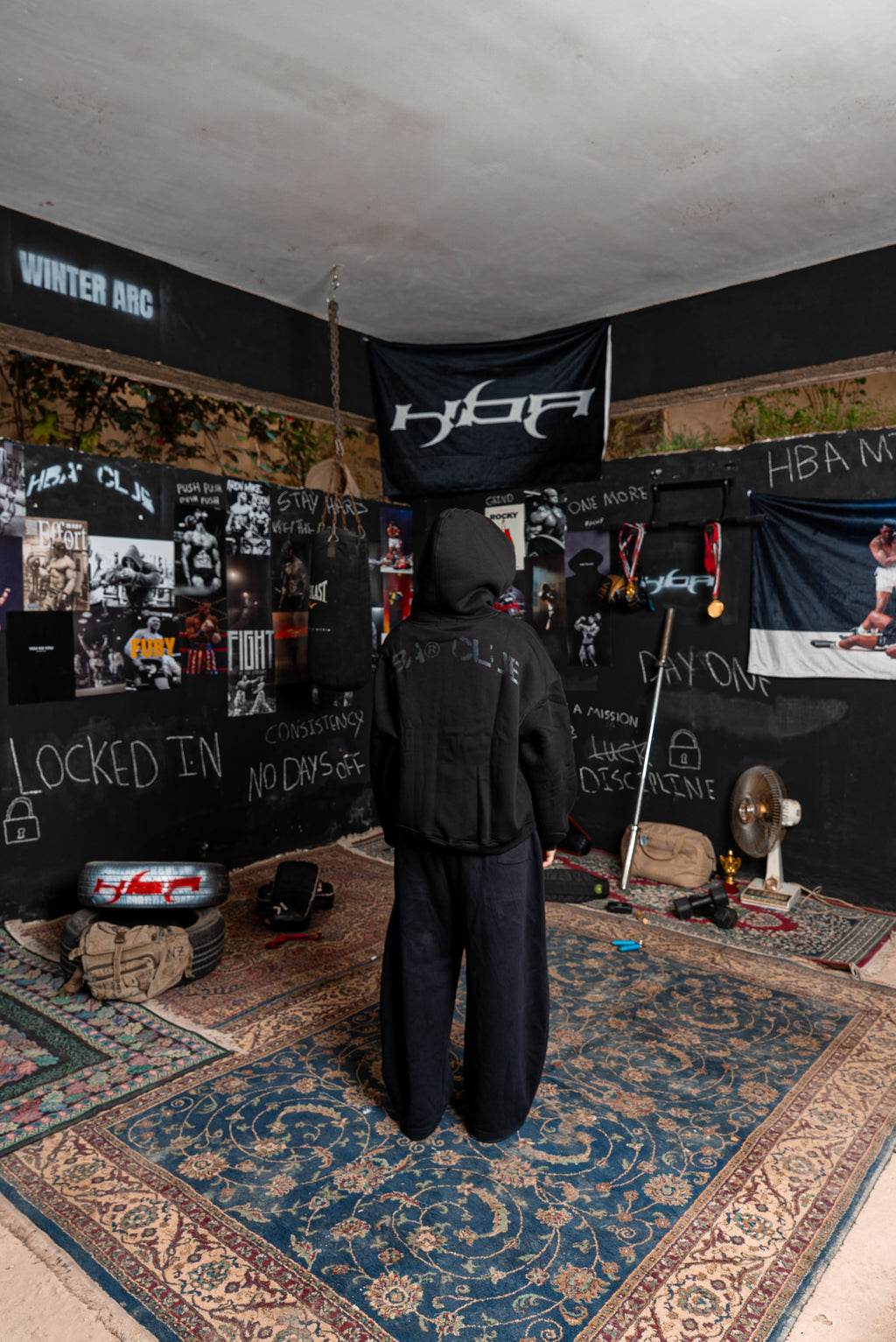 BLACK HBA-CLUB ZIPPER