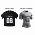 Black HBA Club 06 Jersey X Silver Compression Bundle