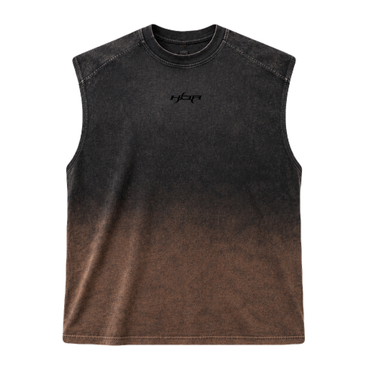 Brown faded Cutoff