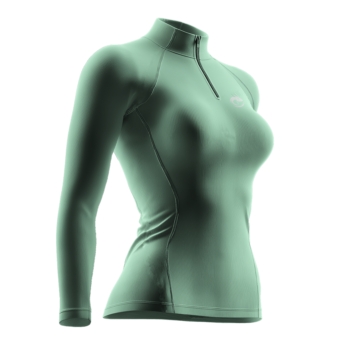 mint quarter zipper