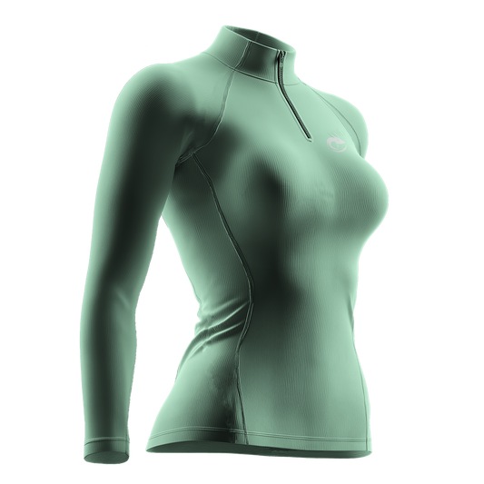 mint quarter zipper