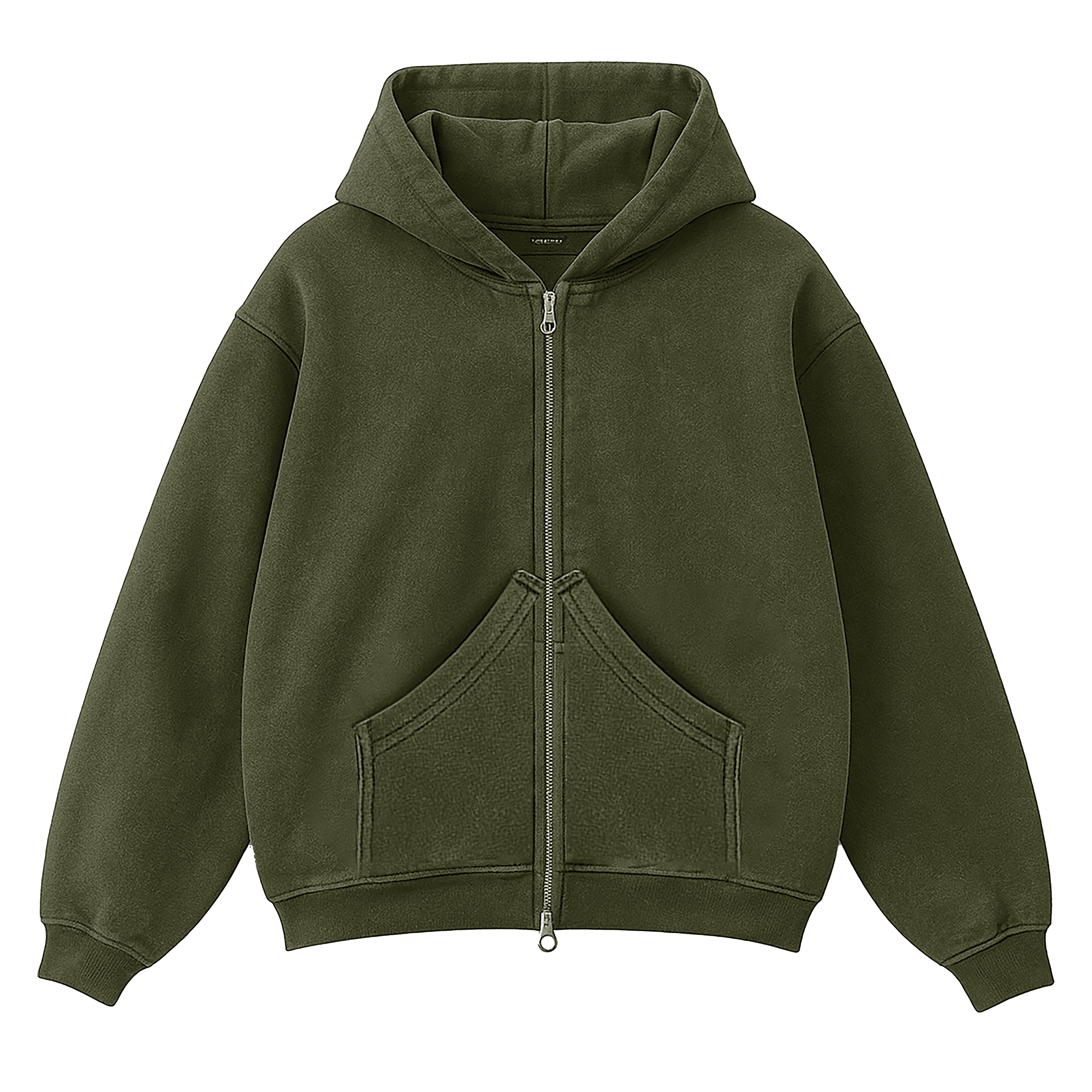 ARMY GREEN HBA-CLUB ZIPPER