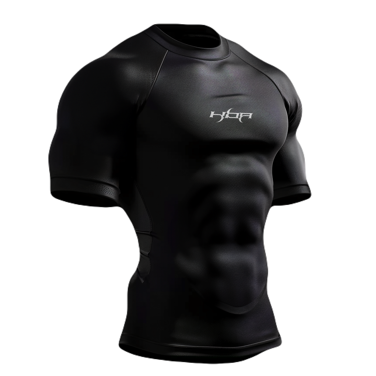 Female athlete in athletic training gear, clean product photography on light background