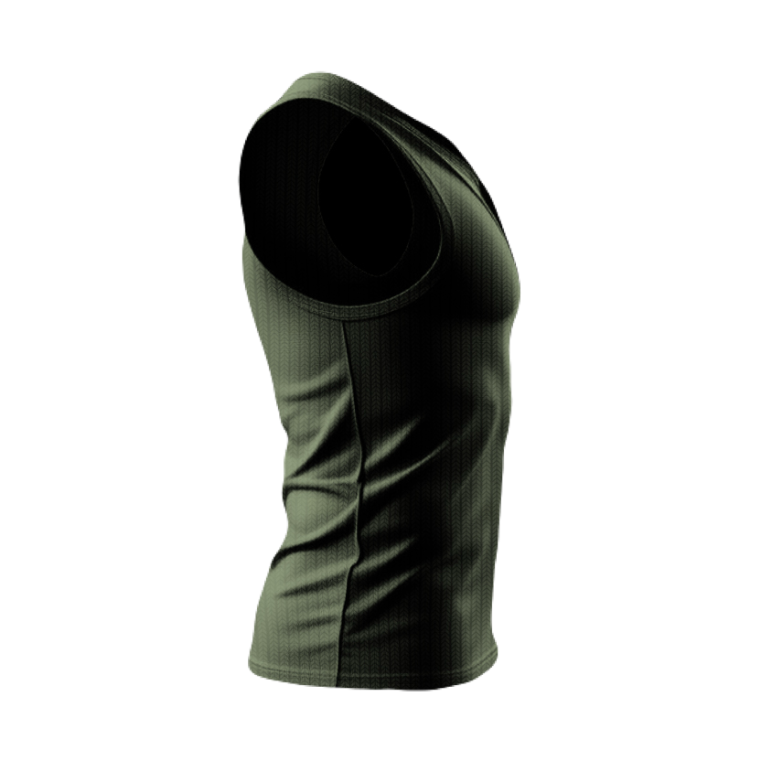 Olive Green Ribbed tank top