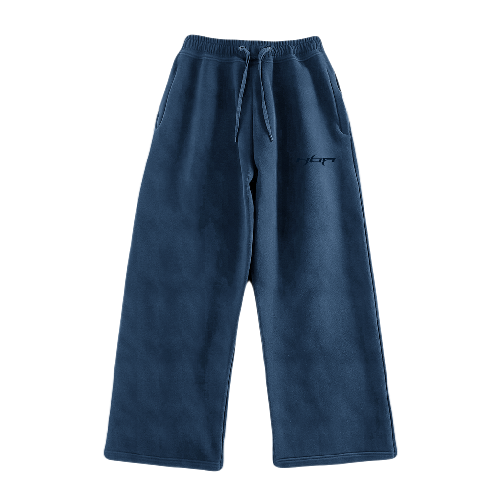 Blue basic pants