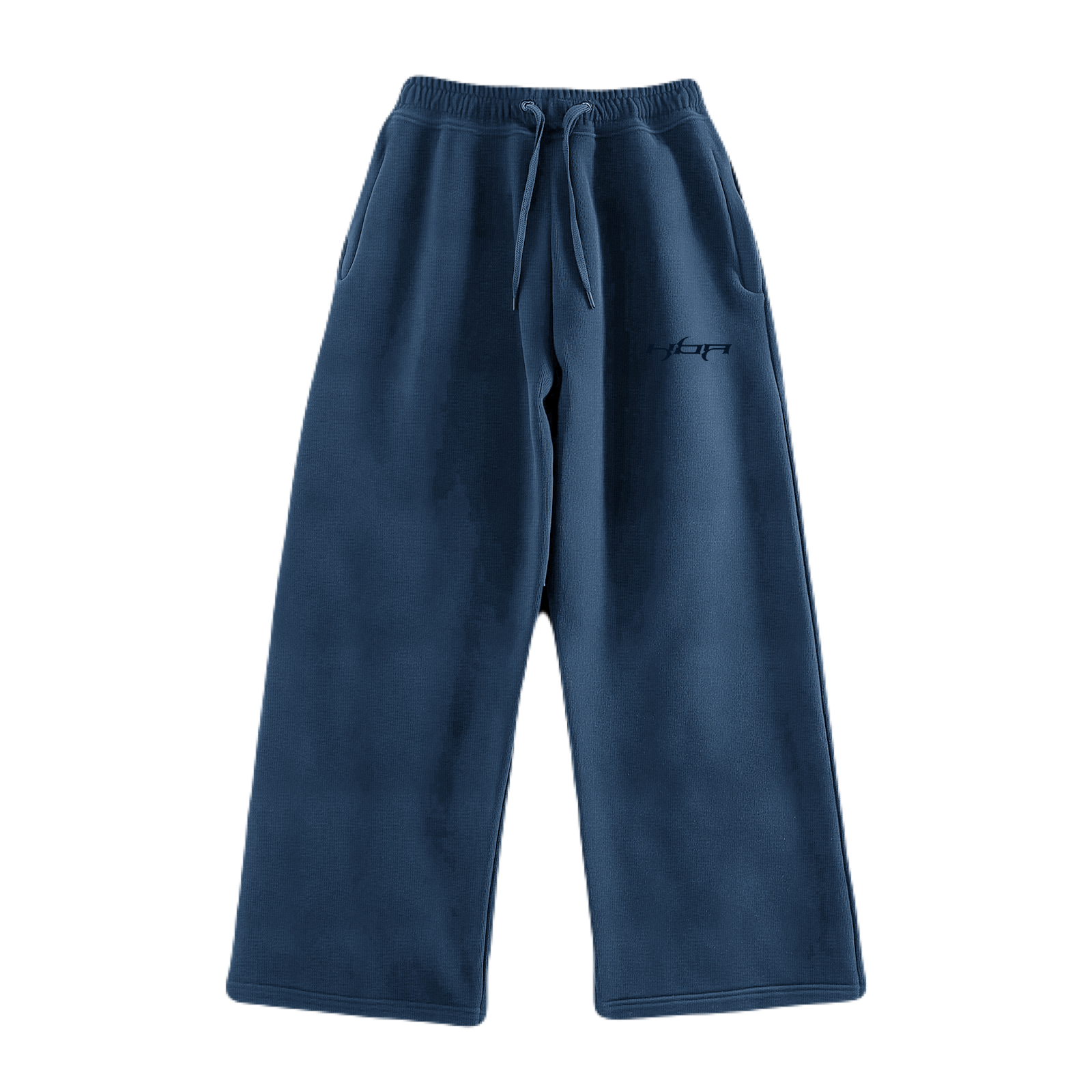 Blue basic pants