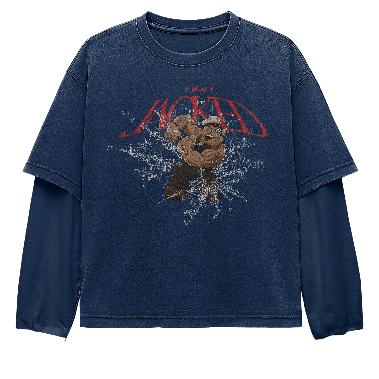 Jacked popeye pump-cover