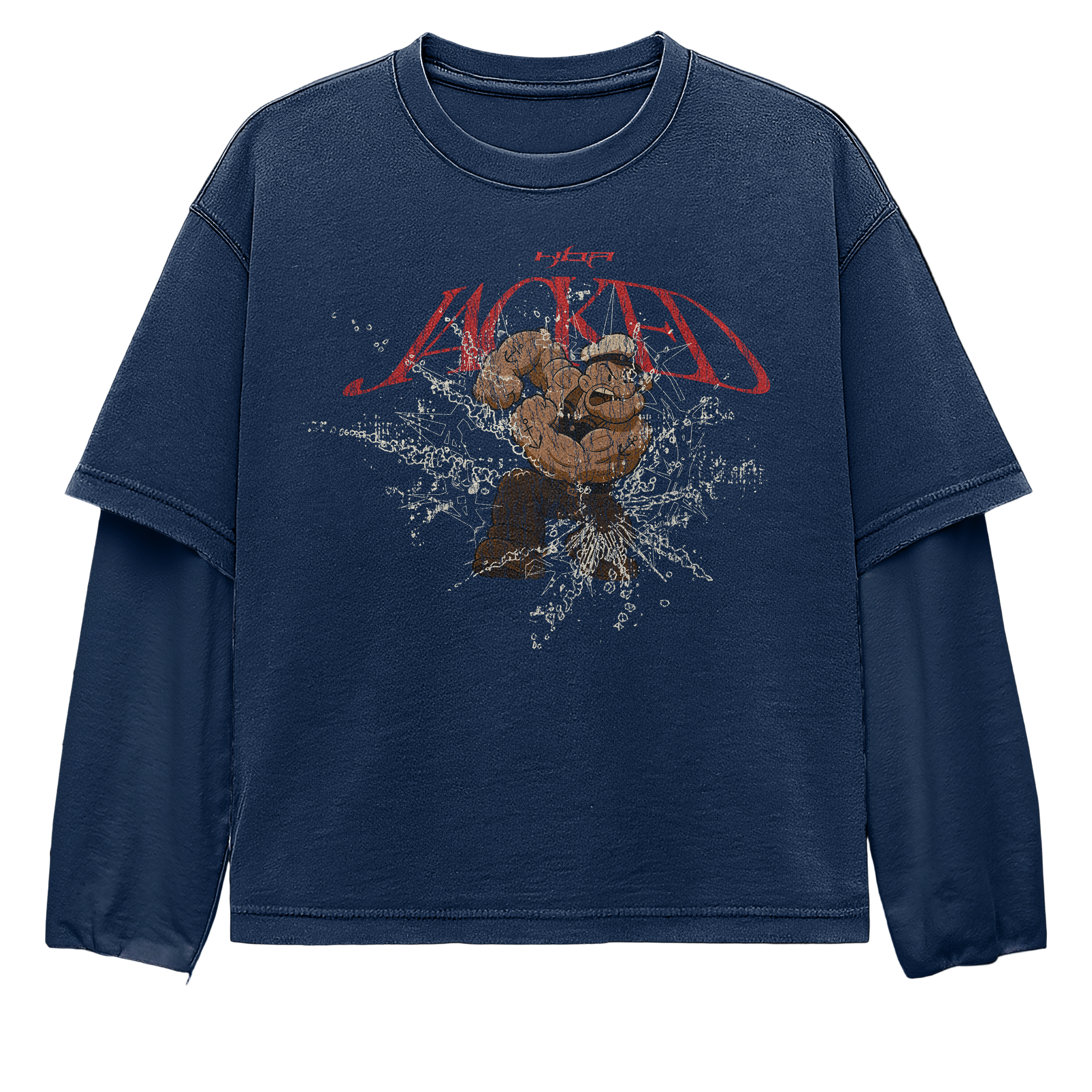 Jacked popeye pump-cover