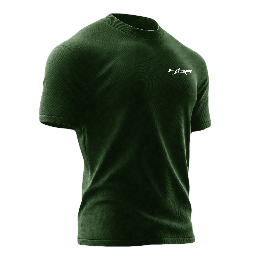 Basic olive regular t-shirt