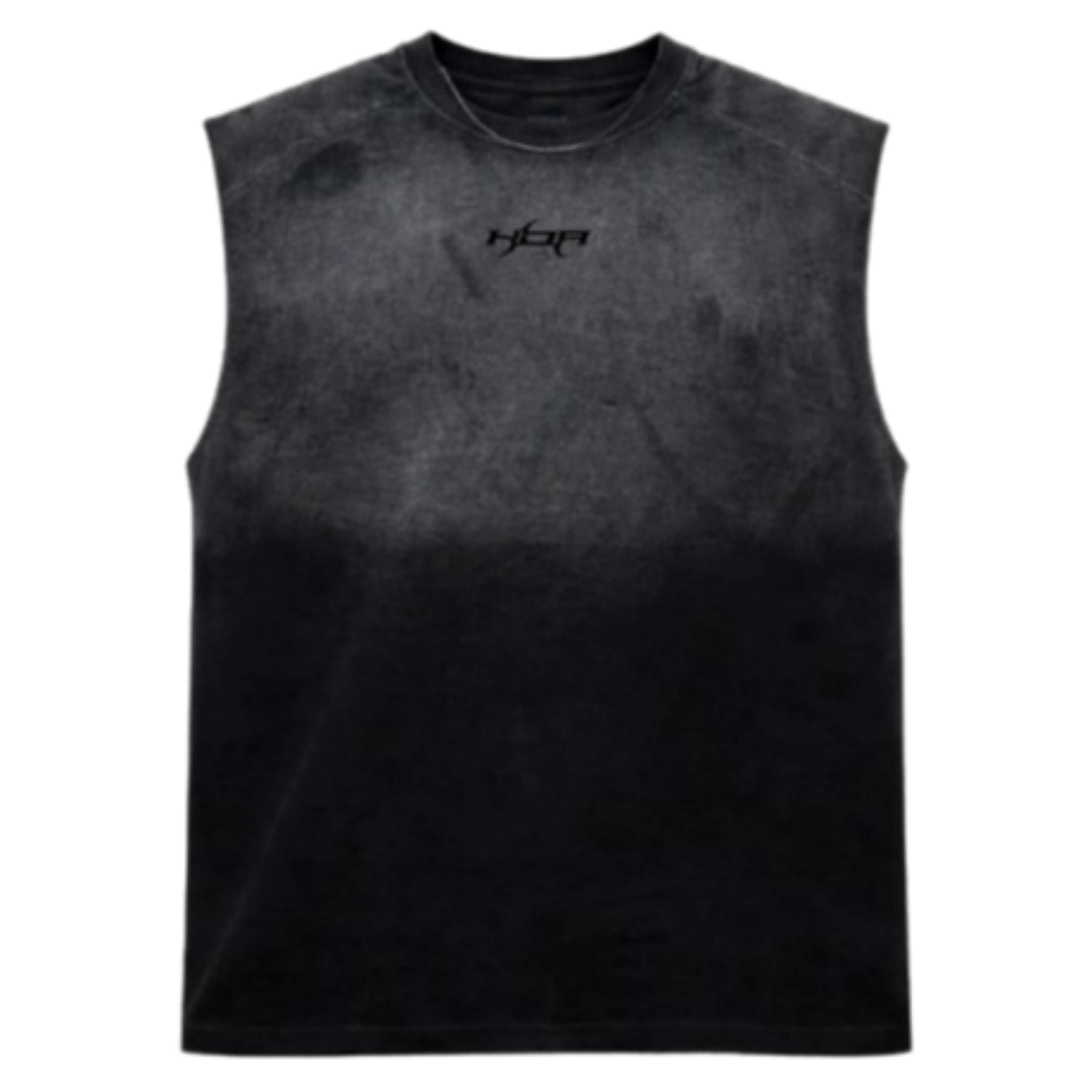 Black faded Cutoff