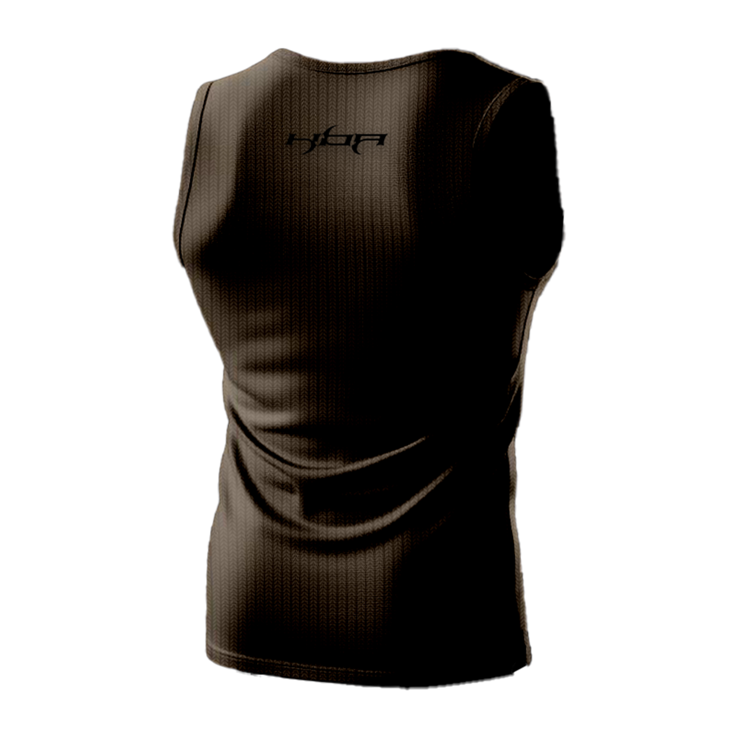 brown Ribbed tank top