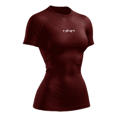 Burgundy HBA short sleeve