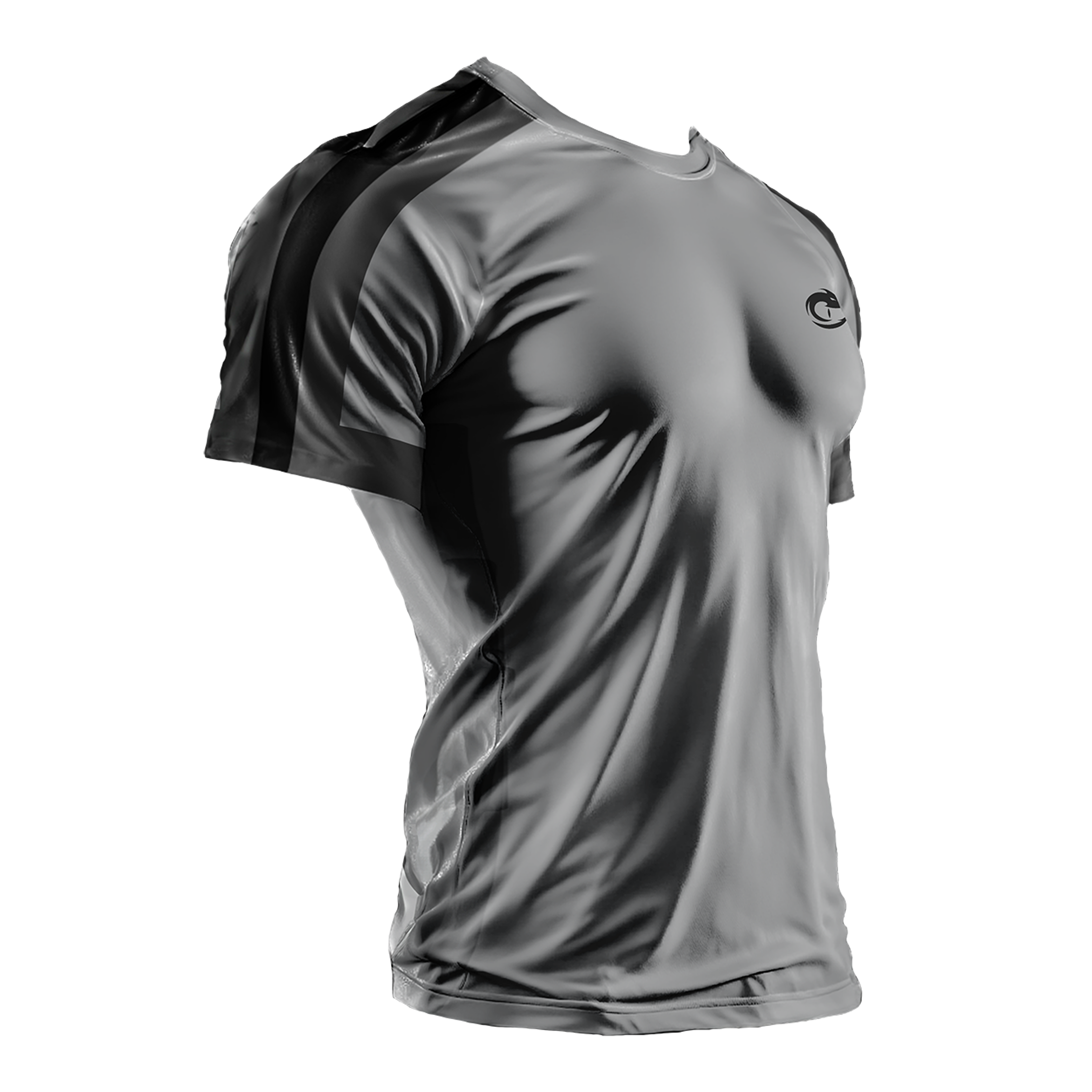 Grey Paneled T-shirt