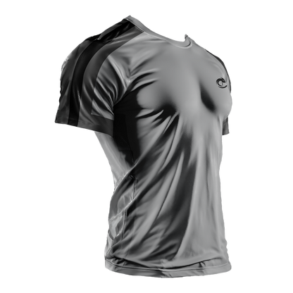 Grey Paneled T-shirt
