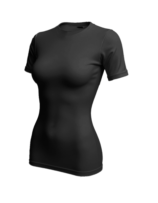 Black Basic short sleeve