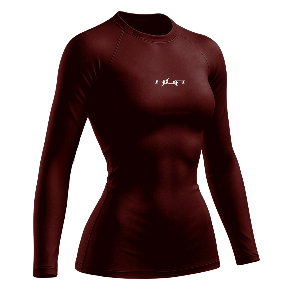 Burgundy HBA long sleeve