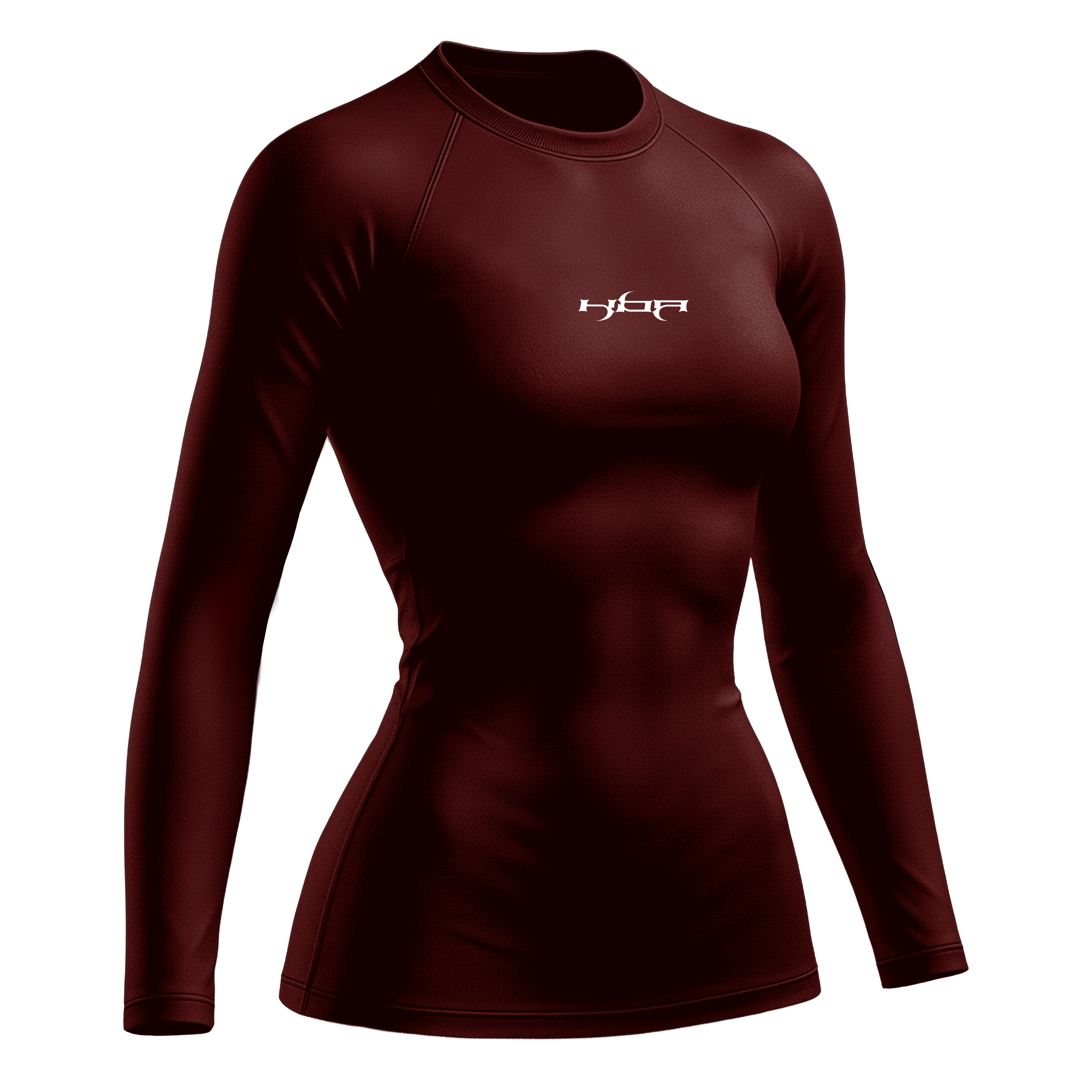 Burgundy HBA long sleeve