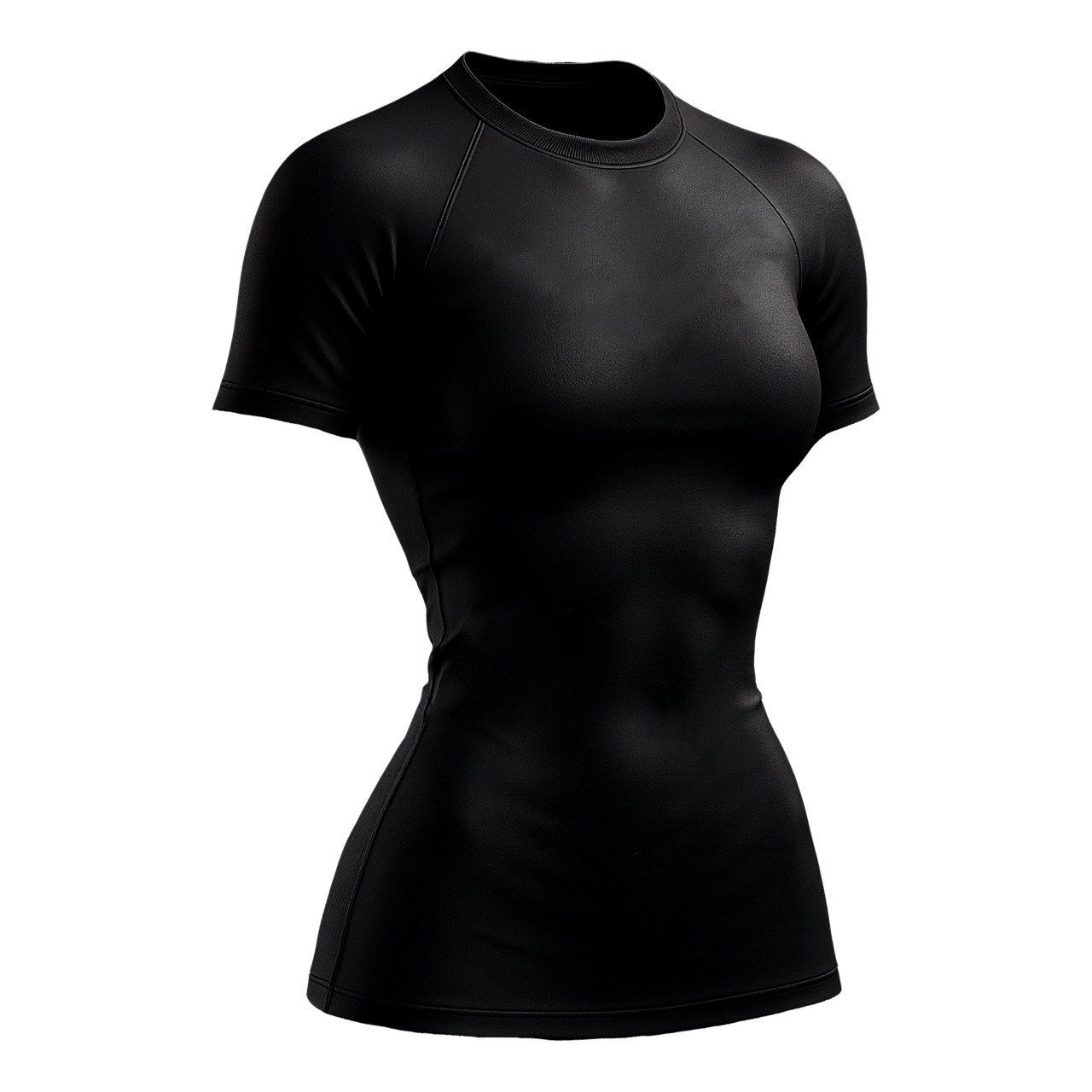 Black Basic compression short sleeve