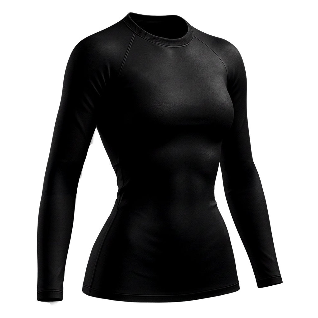 Black Basic compression long sleeve