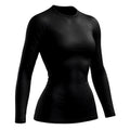 Black Basic compression long sleeve