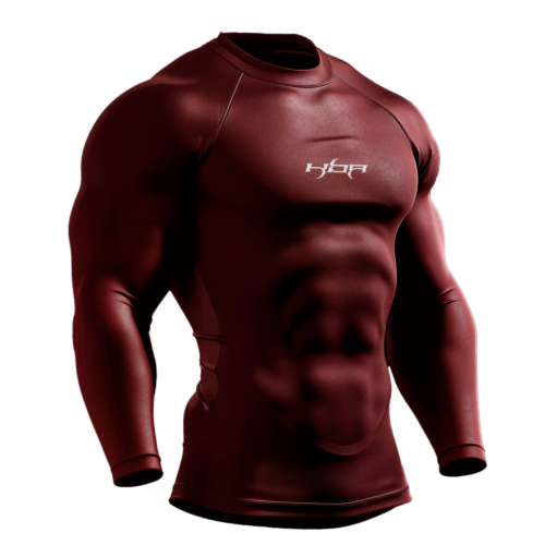 Burgundy HBA long sleeve