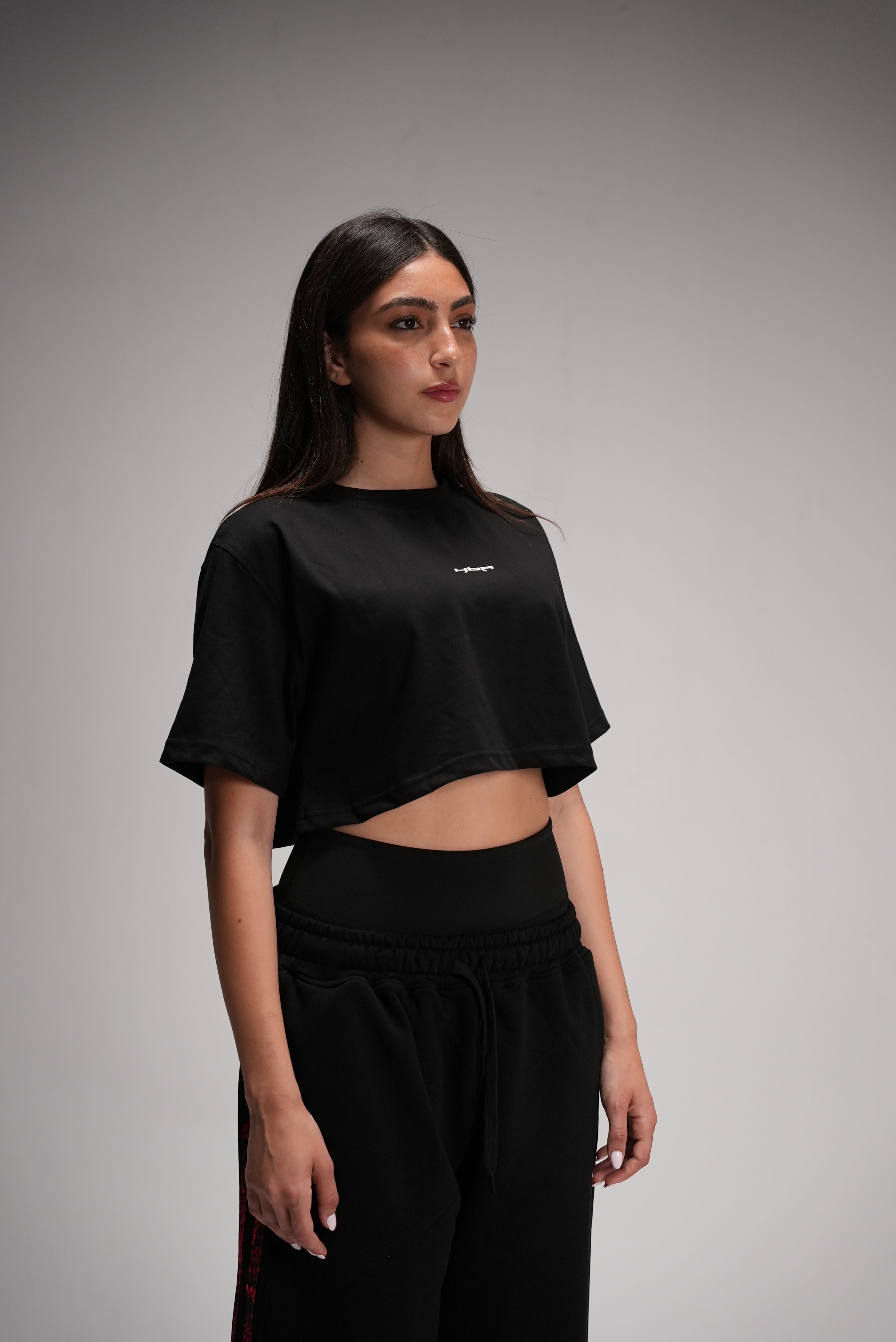 Black HBA Cropped Pump Cover
