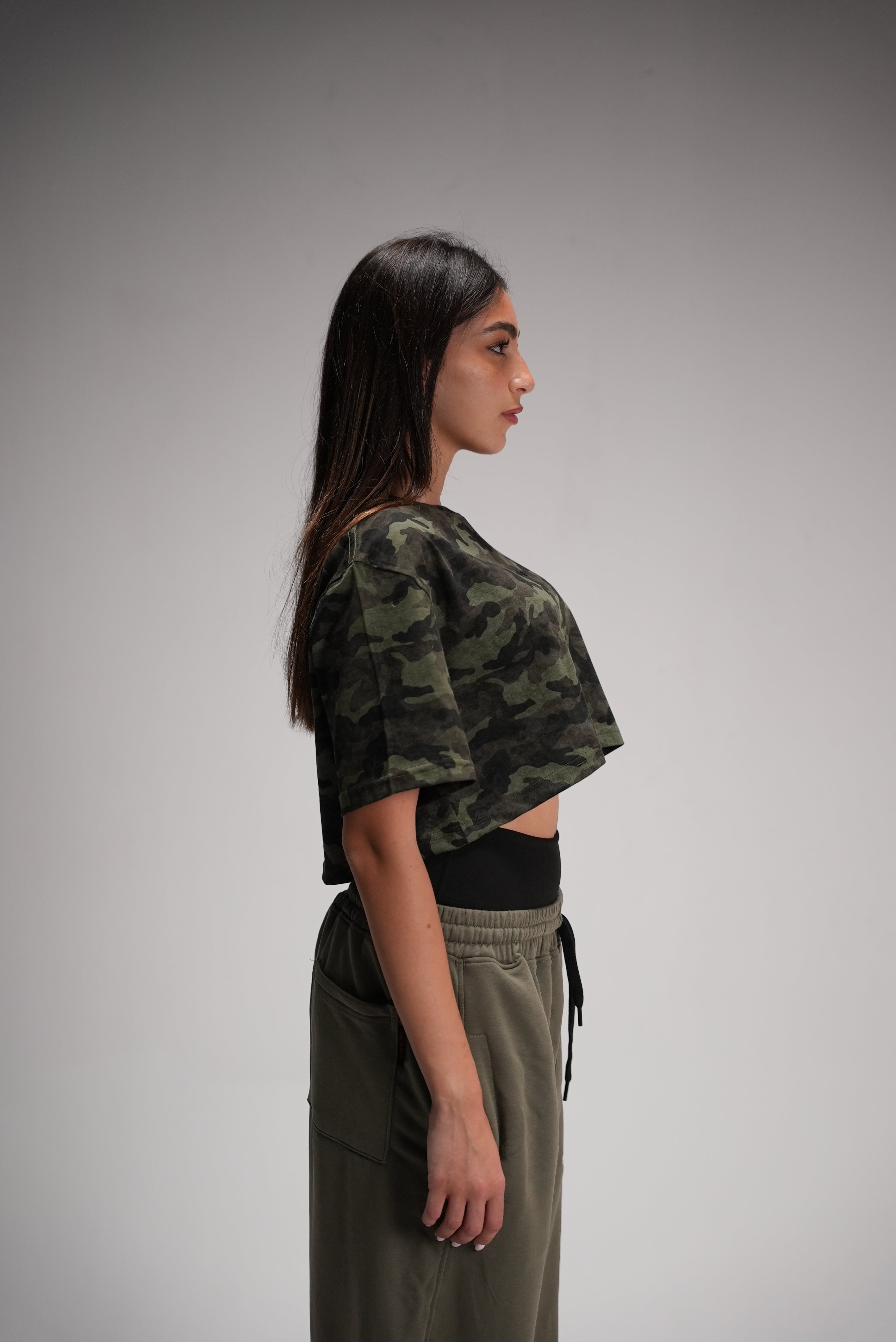 CAMO Cropped Pump Cover