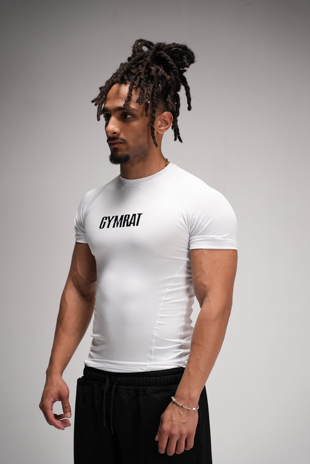 White GymRat compression