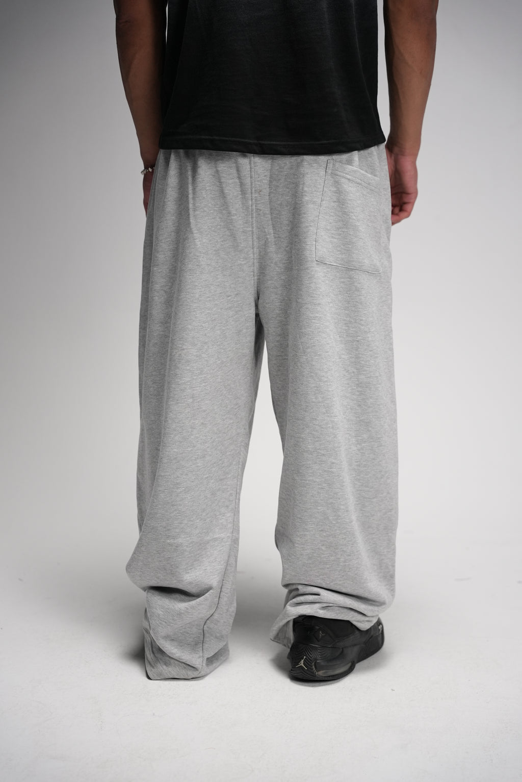 Gray basic pants