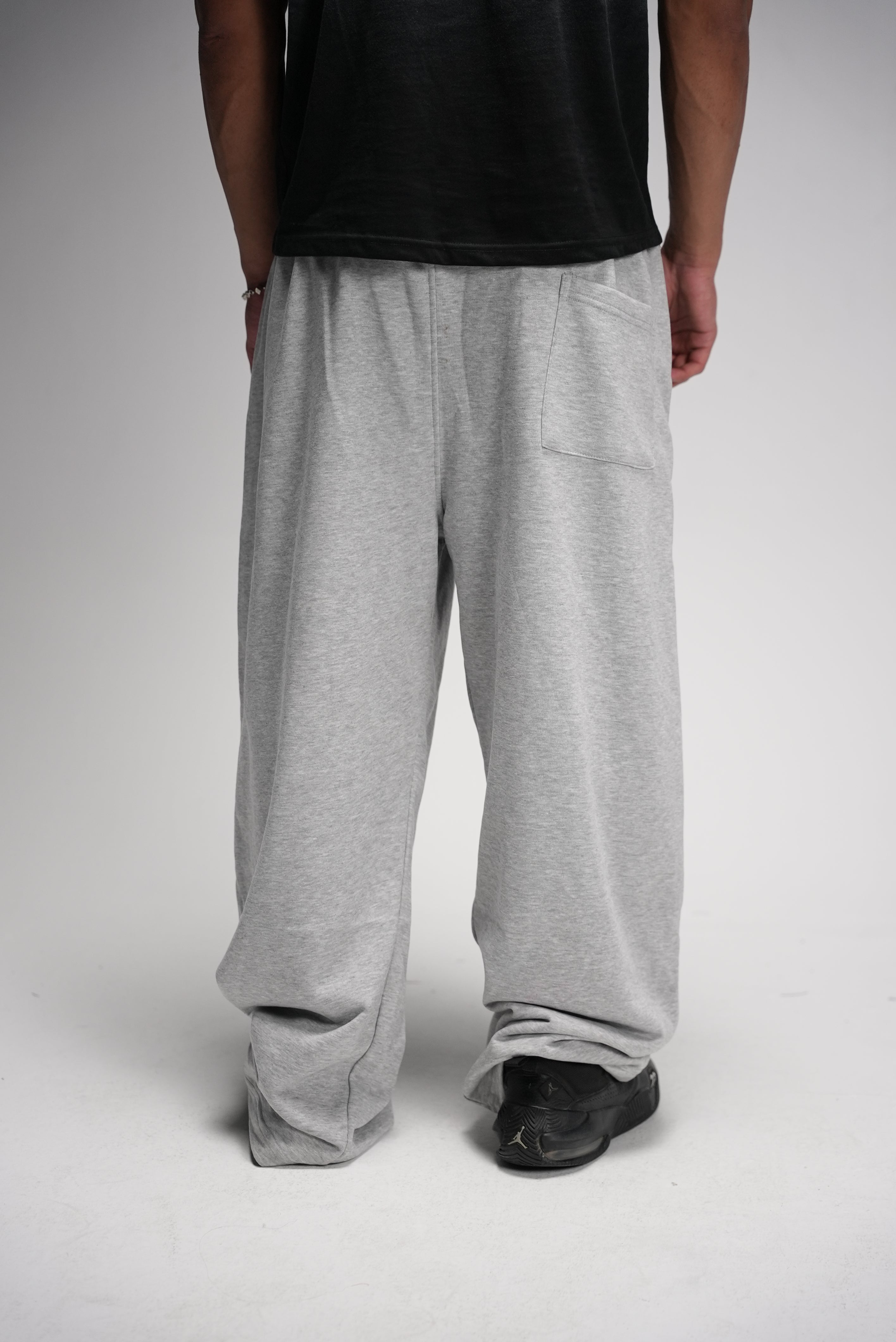 Gray basic pants