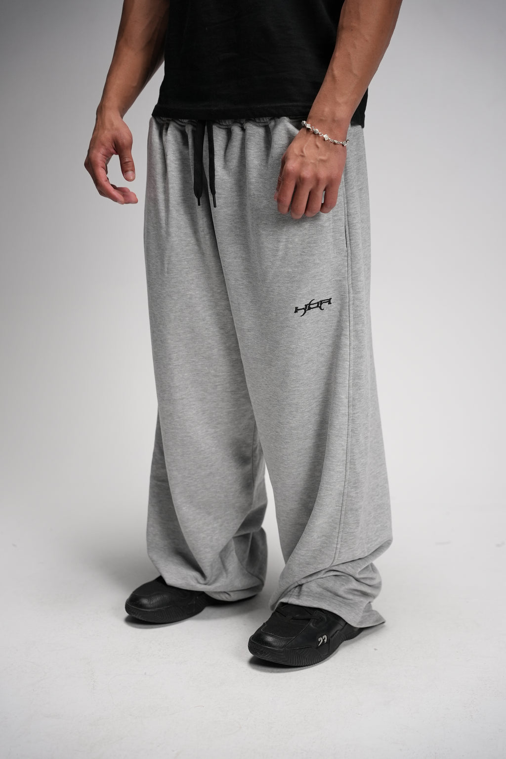 Gray basic pants