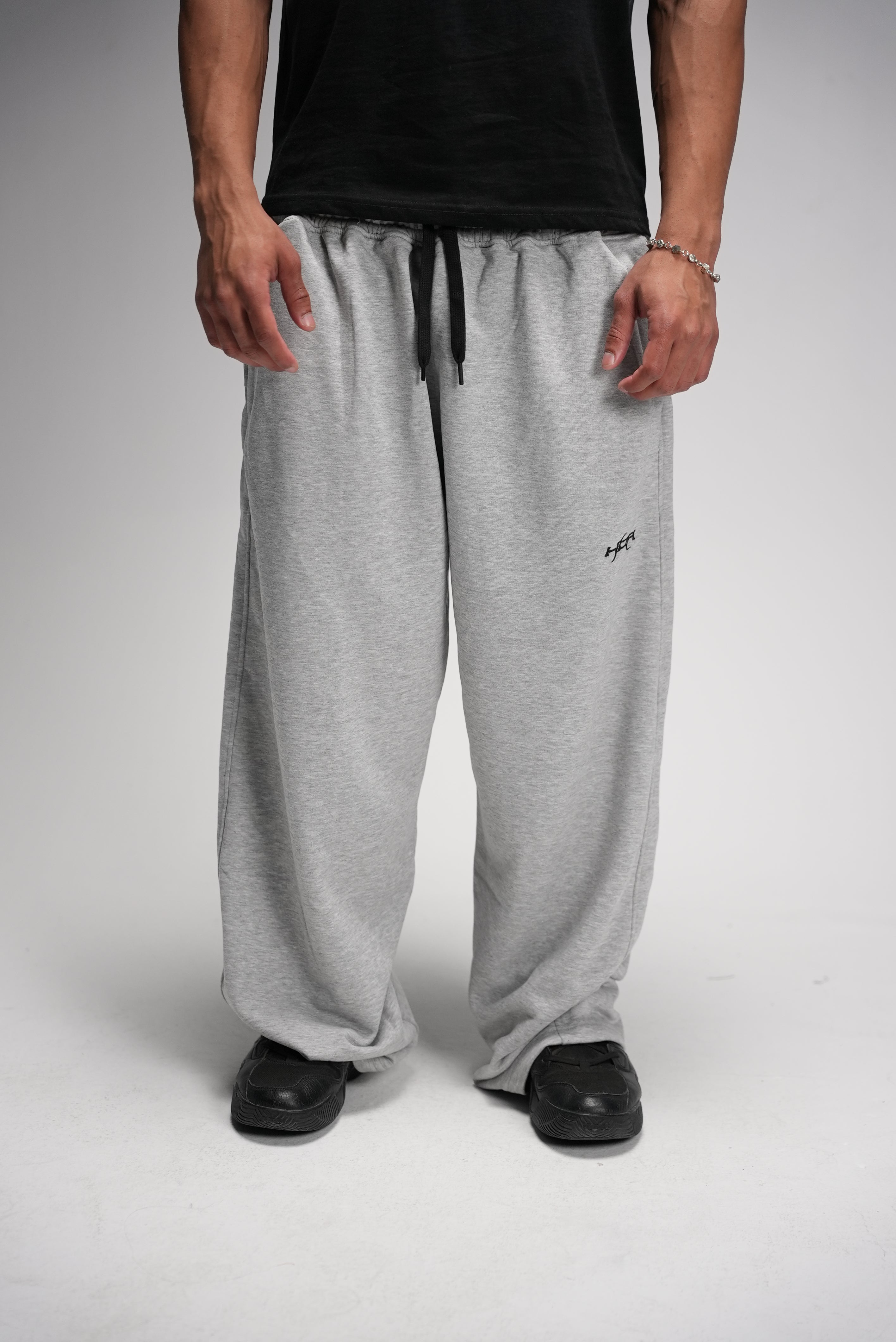 Gray basic pants