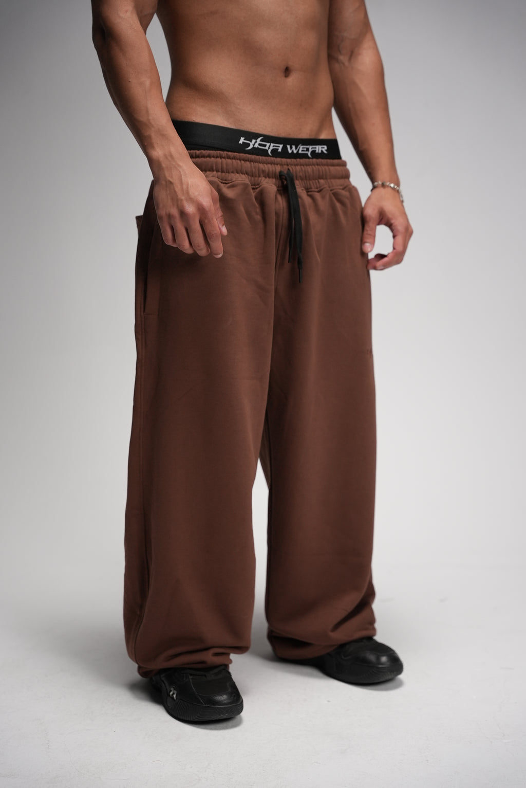 Dark Brown basic pants