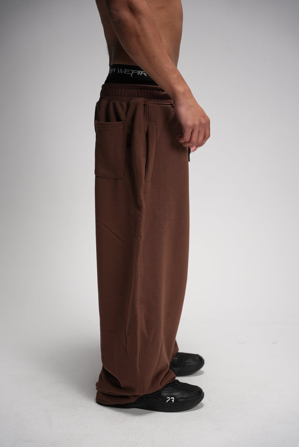 Dark Brown basic pants