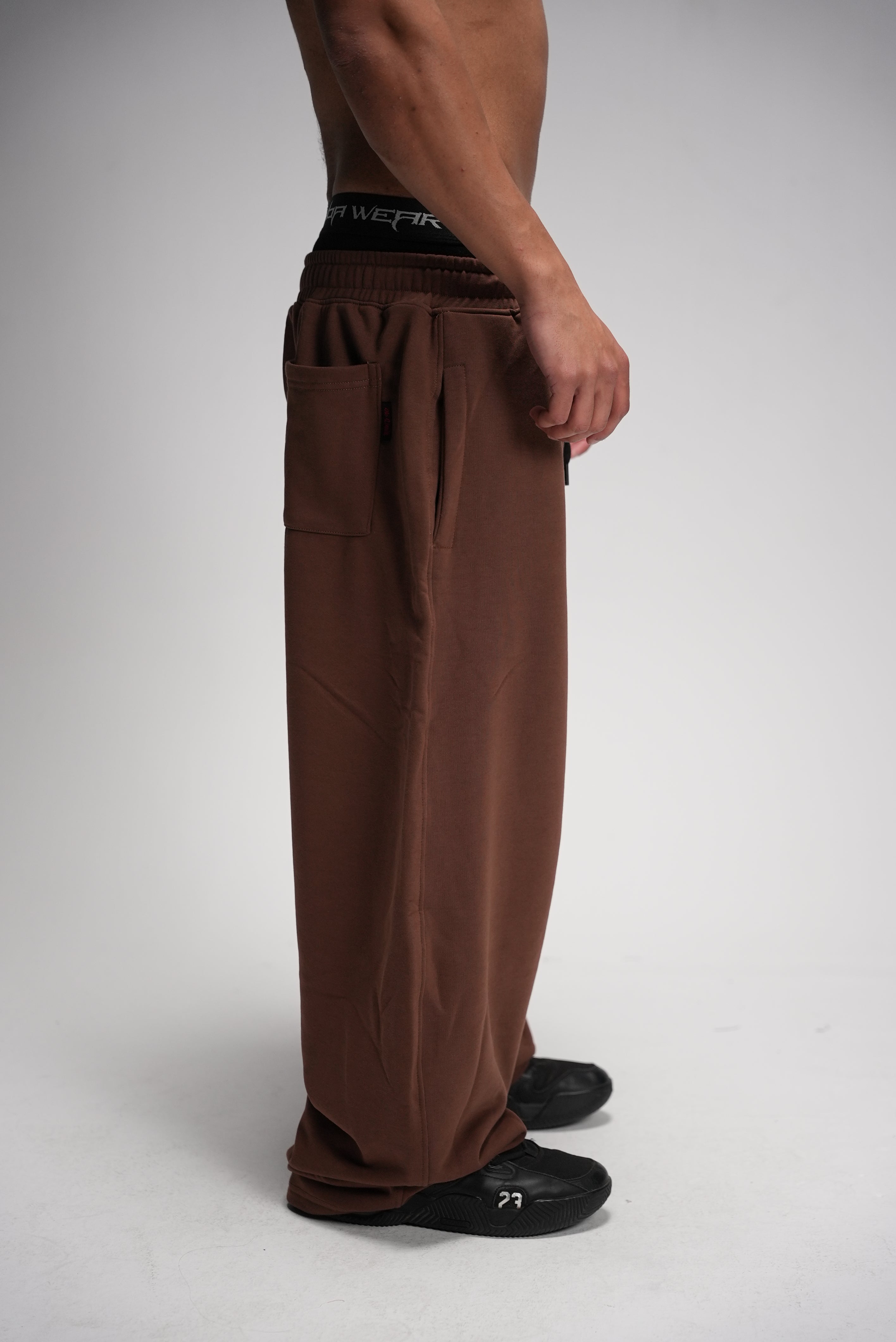 Dark Brown basic pants