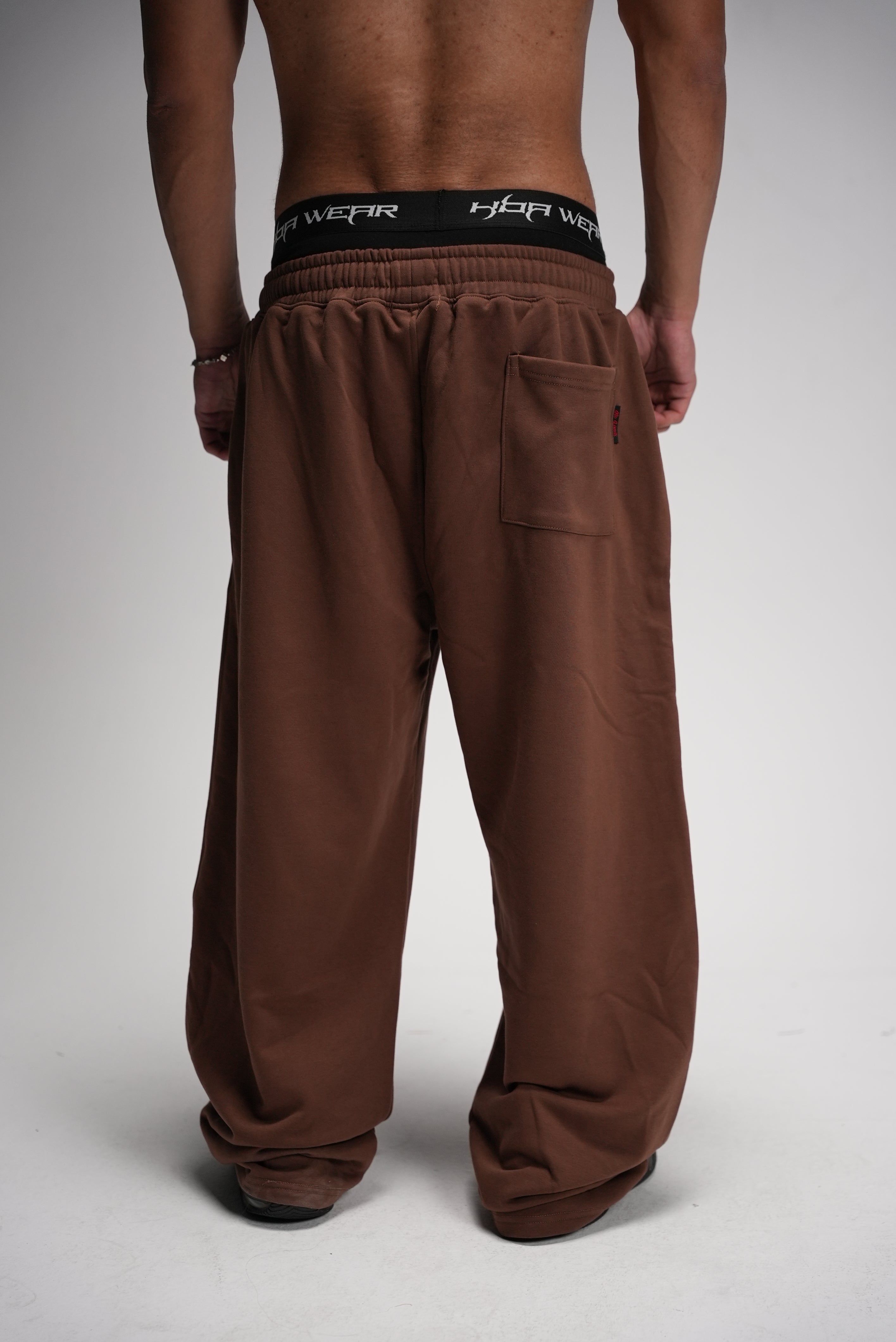 Dark Brown basic pants