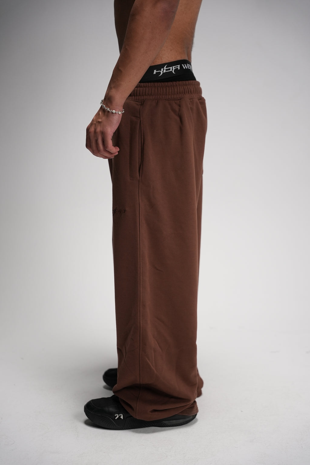 Dark Brown basic pants