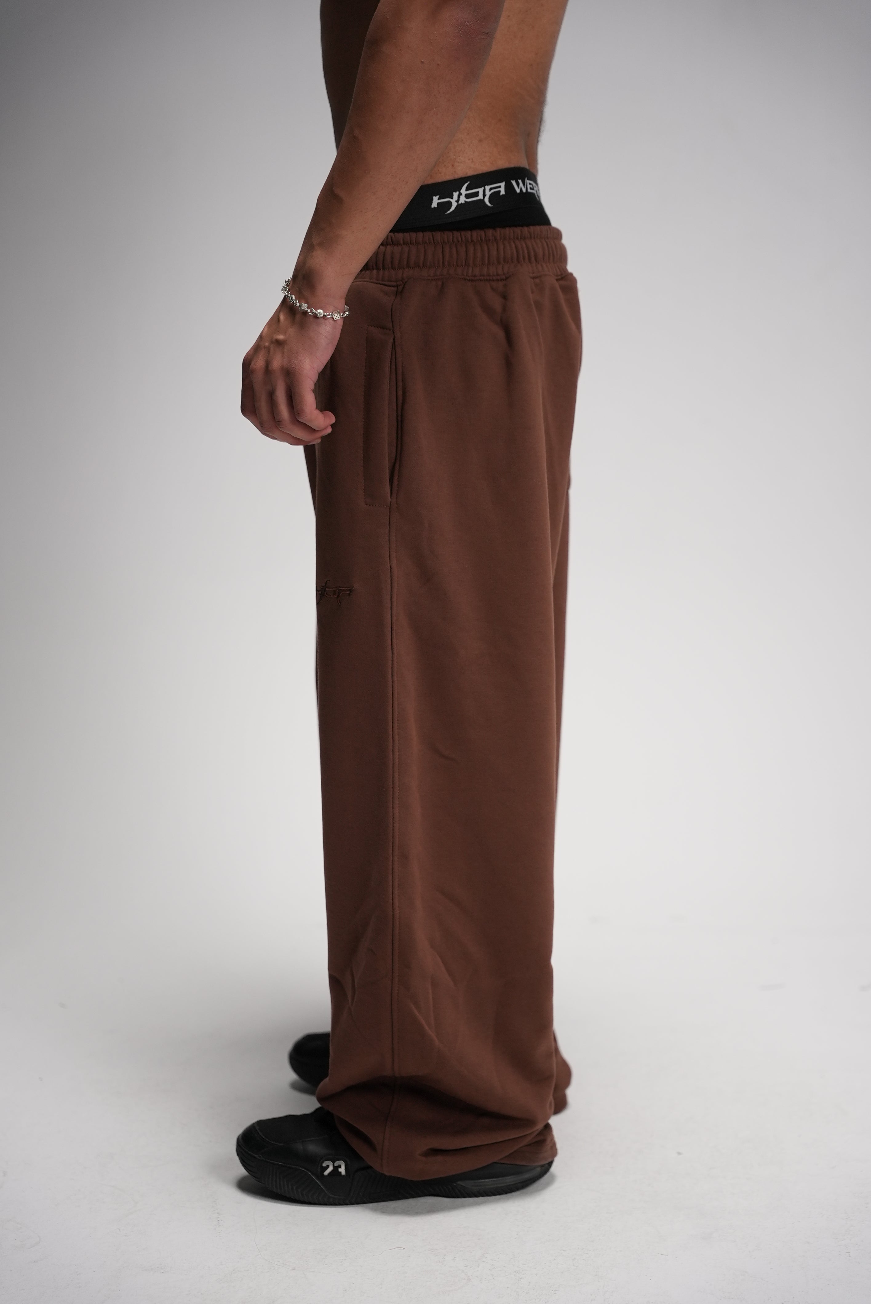 Dark Brown basic pants