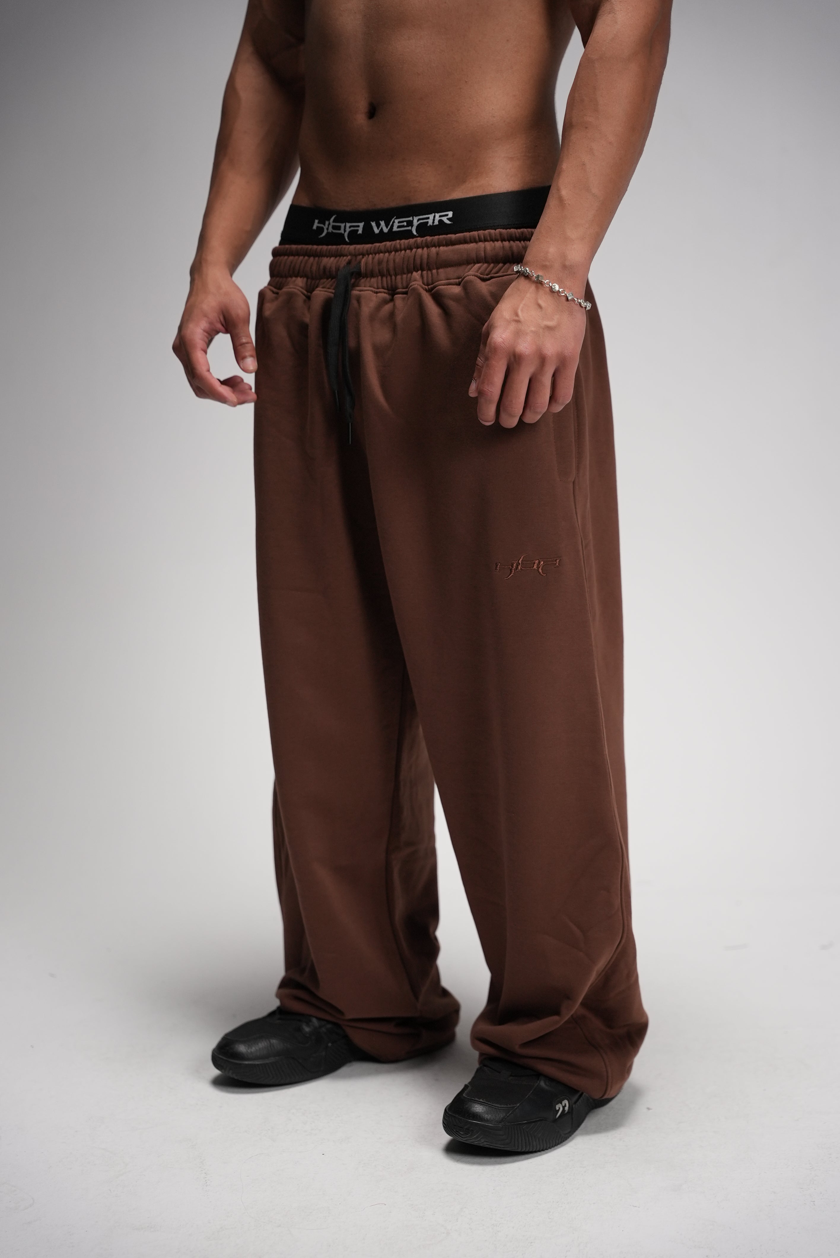 Dark Brown basic pants